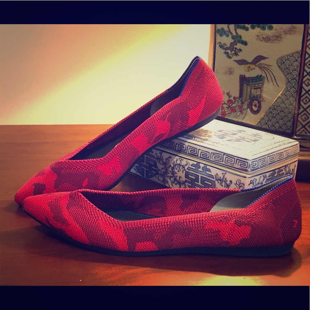 Red Camo Rothy’s